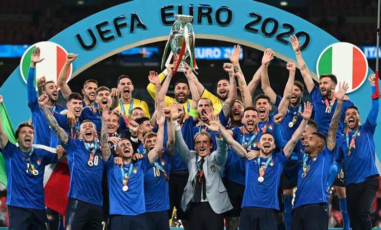 المنتخب الايطالي يتوج بلقب يورو 2020 بركلات الجزاء على حساب انجلترا