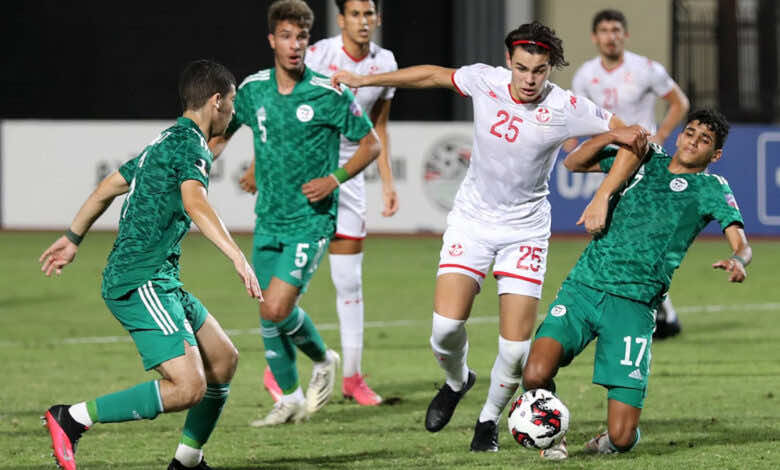 الجزائر تتجاوز تونس وتضرب موعدًا مع السعودية في نهائي كأس العرب للشباب