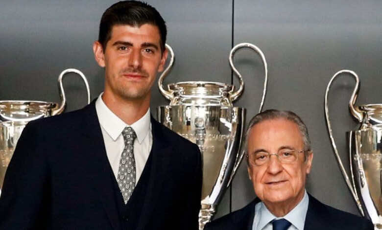 صفقات ريال مدريد | فلورنتينو بيريز يكافئ تيبو كورتوا بعقد جديد