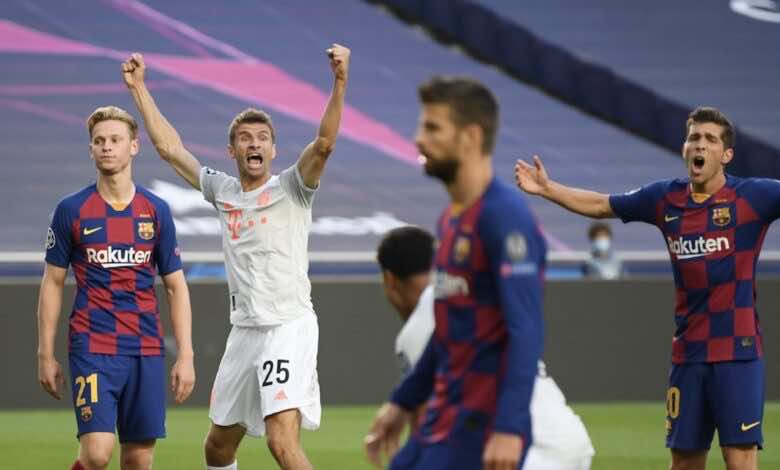 قرعة دوري ابطال اوروبا 2021-2022 تمنح برشلونة فرصة للانتقام من بايرن ميونخ