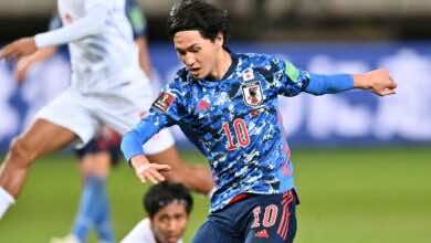 الإصابة تبعد مينامينو عن تشكيلة اليابان أمام الصين في تصفيات كأس العالم 2022