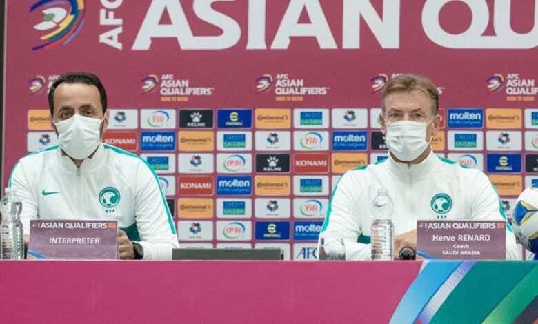 هيرفي رينارد: مباراة عمان صعبة وفوزهم على اليابان ليس مفاجأة
