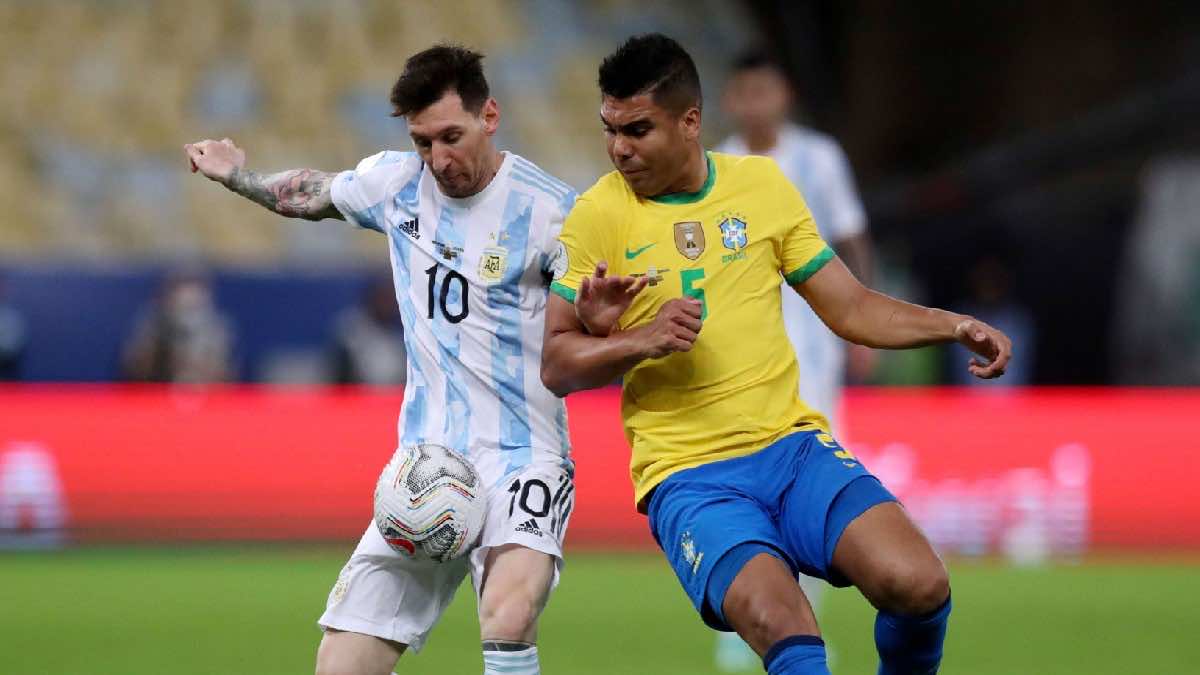 موعد مباراة البرازيل والارجنتين 2021