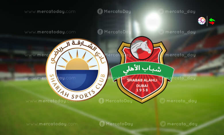 تقديم لقاء نادي الشارقة ضد نادي اهلي دبي في الدوري الاماراتي ادنوك 2021