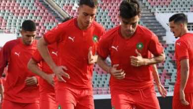 تشكيلة المغرب الأساسية في مباراة اليوم امام غينيا في تصفيات كأس العالم 2022..وحيد بثلاثة في الخلف