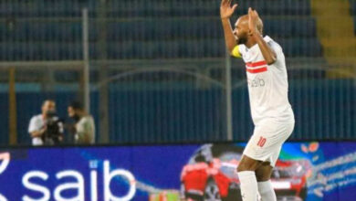 شيكابالا خارج مباراة الزمالك وانبي في افتتاح الدوري المصري الممتاز
