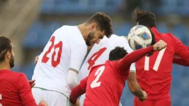 اهداف مباراة اليوم بين لبنان وايران في تصفيات كأس اسيا تحت 23 عاما