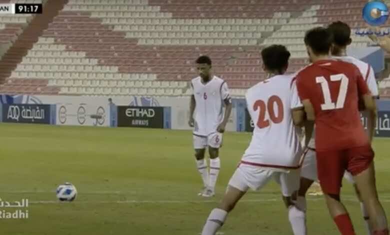 اهداف مباراة عمان وقيرغستان بتصفيات أمم آسيا تحت 23 عامًا..قذيفة أرشد تُعيد الأمل