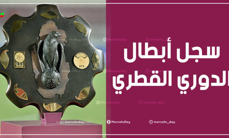 سجل الابطال | الفائزون بلقب الدوري القطري عبر التاريخ