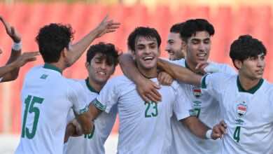 نتيجة مباراة العراق وجزر المالديف في تصفيات كأس اسيا تحت 23 عاما