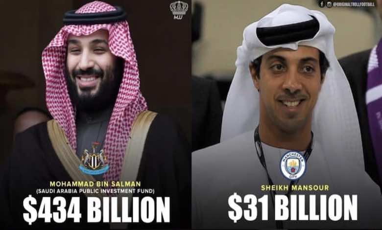 محمد بن سلمان يتربع على عرش أغنى 10 ملاك أندية كرة القدم في العالم