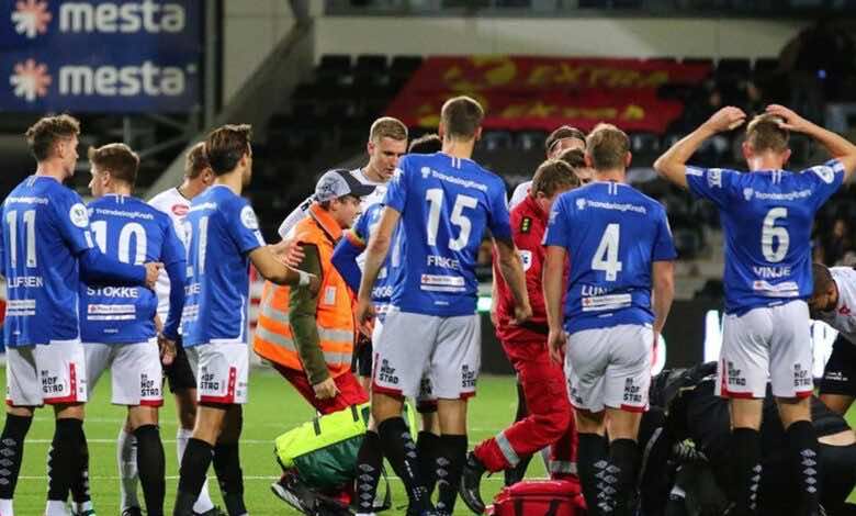 بعد أجويرو..لاعب ايسلندي يتعرض لسكتة قلبية في الدوري النرويجي
