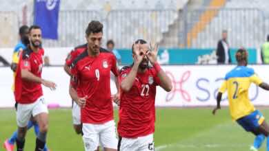 نتيجة مباراة مصر والجابون في إياب تصفيات كأس العالم 2022 الجولة السادسة