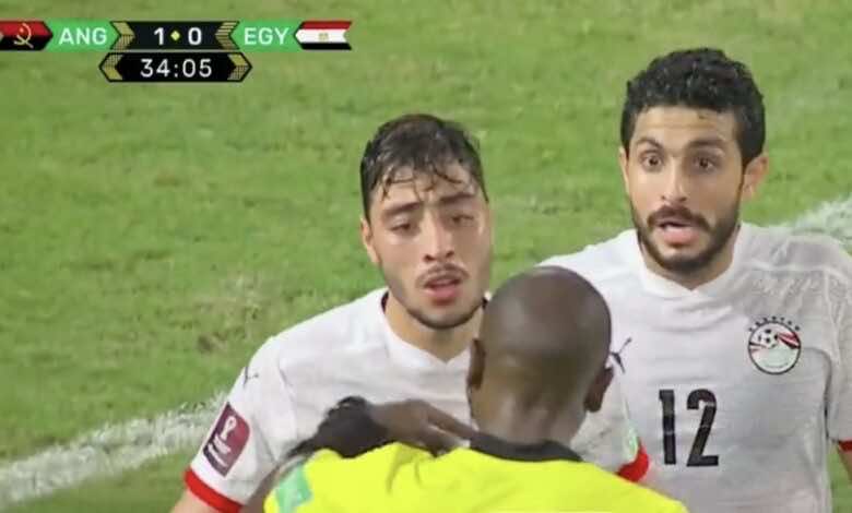 فيديو اهداف مباراة مصر وانجولا بتصفيات كأس العالم 2022..ثنائية أنجولية في أول 30 دقيقة!!