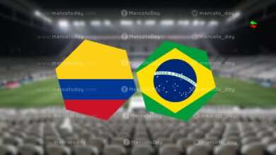 موعد مباراة البرازيل وكولومبيا في إياب تصفيات كأس العالم 2022 والقنوات الناقلة