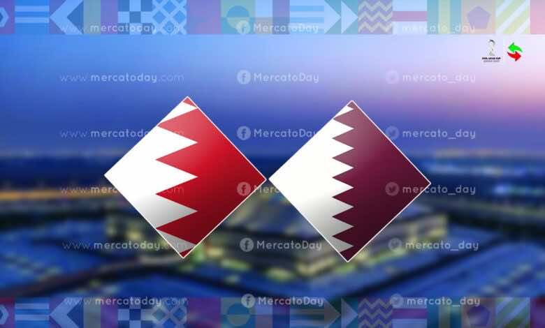 قطر والبحرين مباراة معلق مباراة
