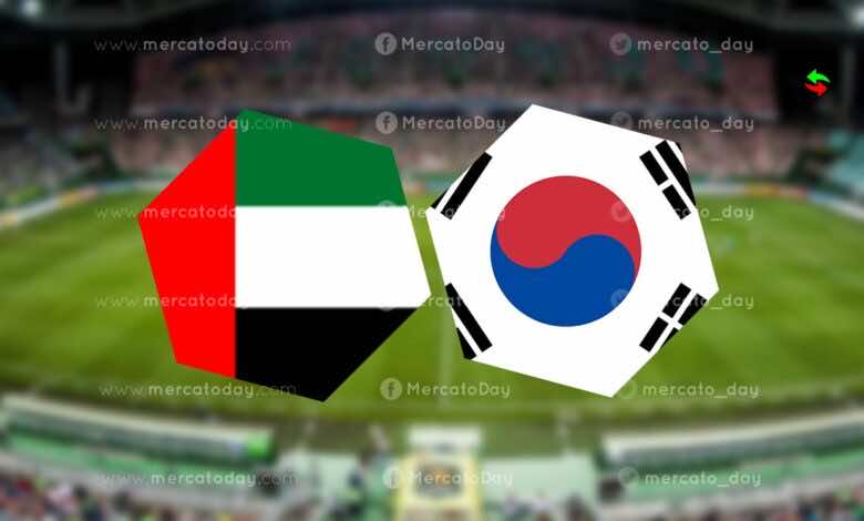 موعد مباراة الامارات وكوريا الجنوبية في تصفيات كأس العالم 2022 والقنوات الناقلة