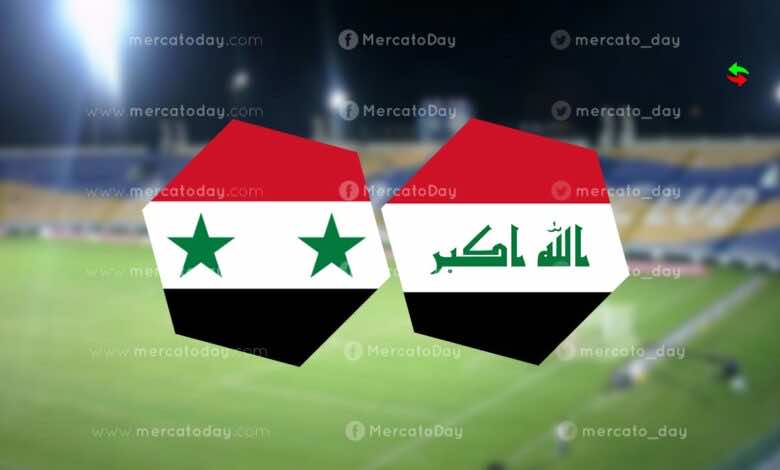 موعد مباراة سوريا والعراق في تصفيات كأس العالم 2022 والقنوات الناقلة