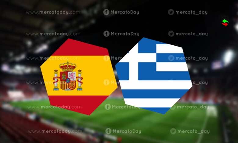موعد مباراة اسبانيا واليونان في إياب تصفيات كأس العالم 2022 والقنوات الناقلة