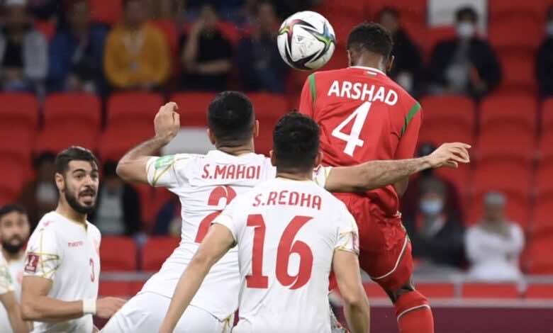 الرأسيات تصنع الفرحة وثلاثية مع الرأفة..نتيجة مباراة عمان والبحرين في كأس العرب 2021