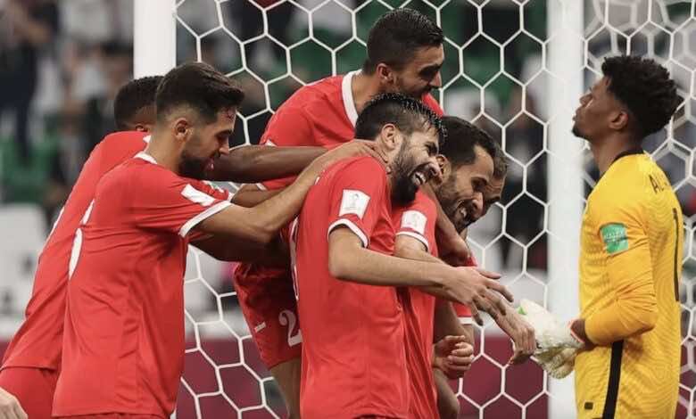 النشامى يستثمرون الفرصة..نتيجة مباراة السعودية والاردن في كأس العرب 2021