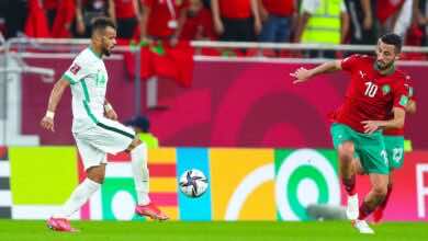 نتيجة مباراة المغرب والسعودية في كأس العرب FIFA قطر 2021
