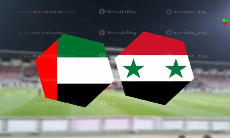 الجولة السابعة..موعد مباراة الامارات وسوريا في تصفيات مونديال 2022