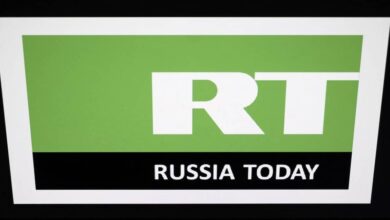 اختراق وقرصنة موقع قناة روسيا اليوم بسبب حرب بوتين على اوكرانيا