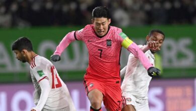 موعد مباراة الامارات وكوريا الجنوبية في الجولة الاخيرة من تصفيات كأس العالم 2022