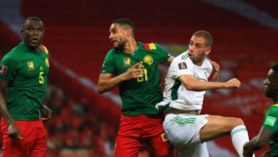 موعد مباراة الجزائر القادمة في اياب الدور الفاصل ضد الكاميرون والقنوات الناقلة