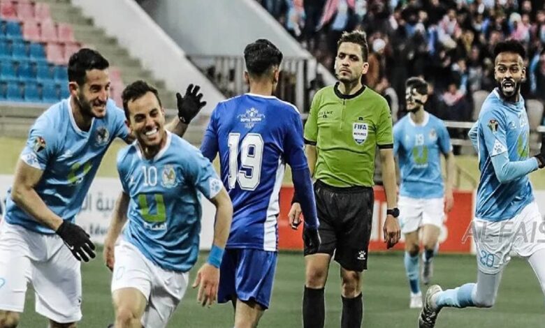 نتيجة مباراة الفيصلي والرمثا في نهائي درع الاتحاد الاردني 2022