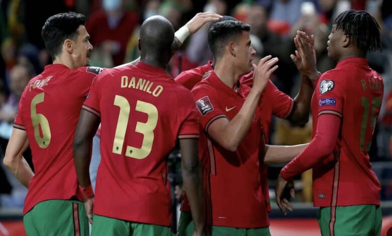 شاهد فيديو يوتيوب اهداف مباراة البرتغال وتركيا في ملحق تصفيات كأس العالم 2022