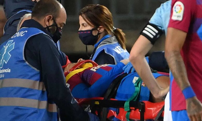 برشلونة يعلن خروج آراوخو من المستشفى