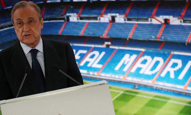 بيريز سيعمل على انقاذ ملف صفقات ريال مدريد في 2022