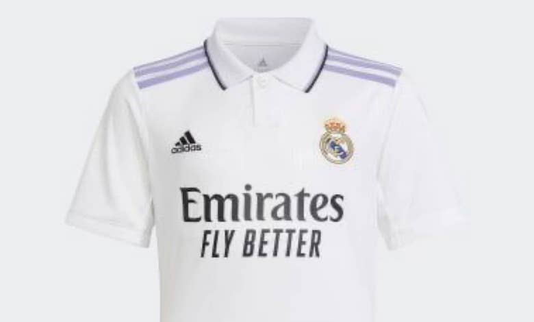 صورة قميص ريال مدريد الجديد ورعاة موسم 2023-2022