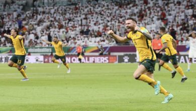 منتخب الامارات يودع ملحق كأس العالم 2022 بضربة قاتلة من الكانجرو الاسترالي
