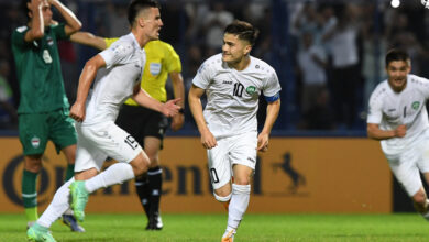 ركلات الترجيح تؤهل اوزبكستان إلى نصف نهائي كأس آسيا تحت 23 عامًا على حساب العراق