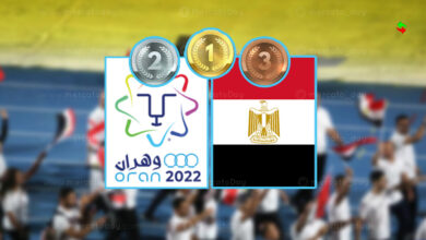 بالاسماء..جدول ميداليات مصر في دورة العاب البحر المتوسط 2022