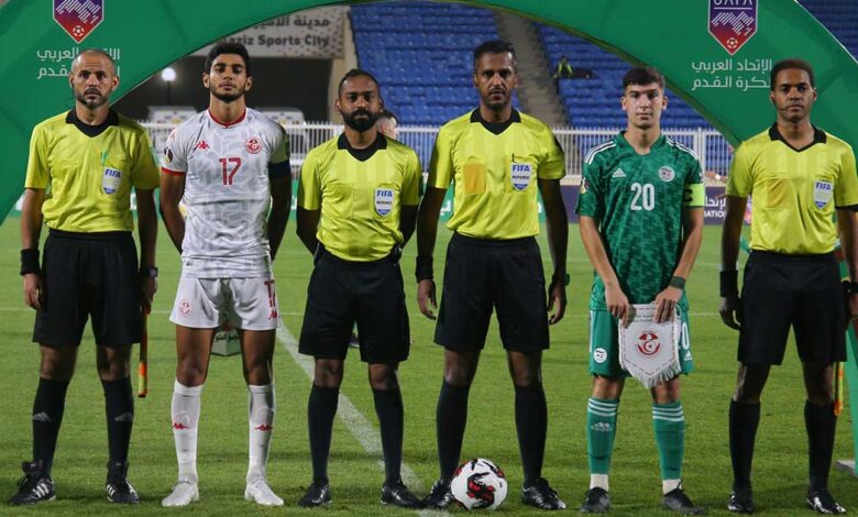 نتيجة مباراة الجزائر و تونس اليوم 31-7-2022 في ربع نهائي كأس العرب للشباب