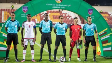 الامارات تخطف تعادلًا ثمينًا من امام الاردن في كأس العرب للشباب 2022