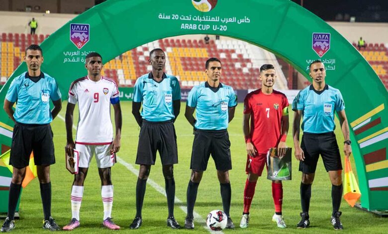 الامارات تخطف تعادلًا ثمينًا من امام الاردن في كأس العرب للشباب 2022