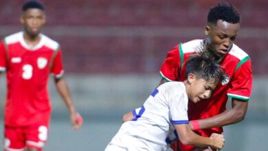 ترتيب مجموعة منتخب شباب عمان بعد الجولة الاولى من تصفيات اسيا 2023