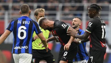 مباشر لحظة بلحظة..نتيجة مباراة ميلان والانتر في الدوري الايطالي