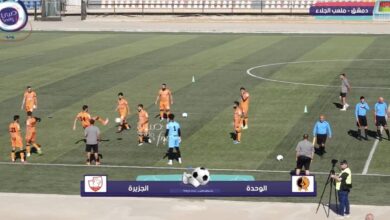 غياب فريق الجزيرة عن مباراته امام الوحدة في افتتاح الدوري السوري 2023-22