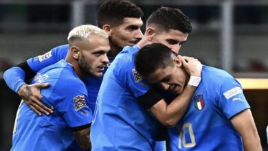 ايطاليا وانجلترا في دوري الامم الاوروبية 2022
