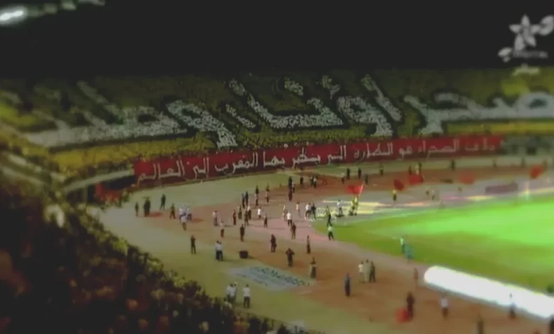 جمهور المغرب الفاسي يرد على تونس والجزائر بدخلة "صحراؤنا وطننا"!
