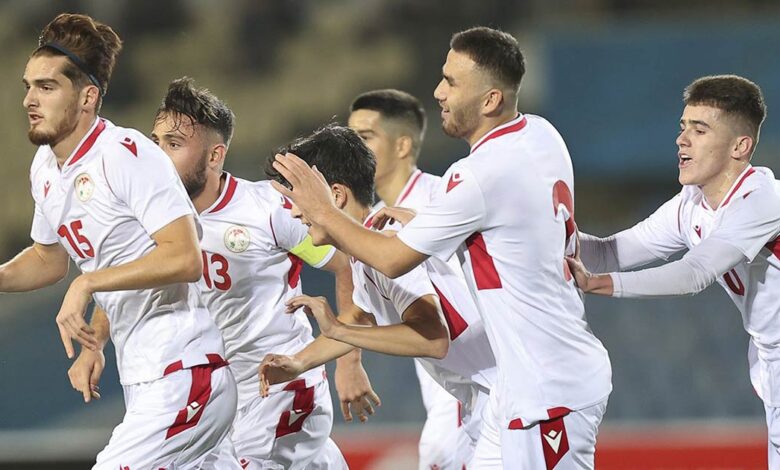 لبنان تسقط بالاربعة امام طاجيكستان في تصفيات كأس أمم آسيا تحت 20 عامًا