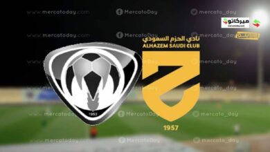 هجر والحزم في دوري يلو السعودي 2022