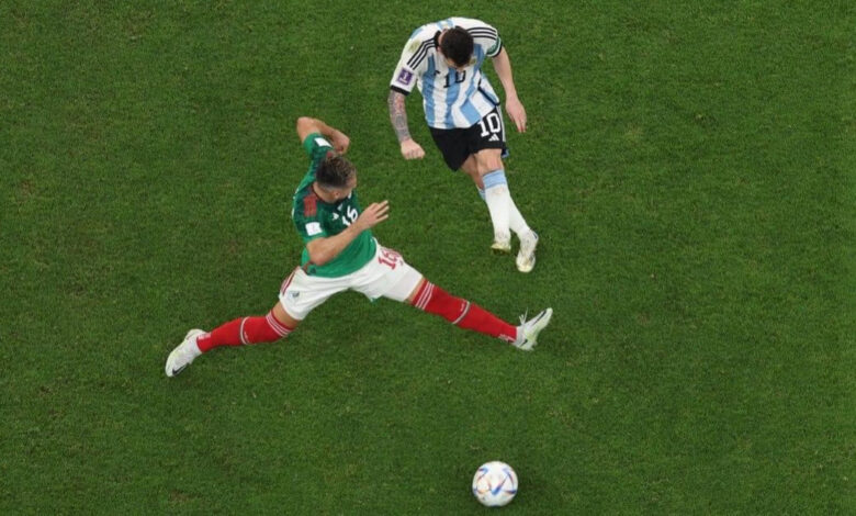 اهداف مباراة الارجنتين والمكسيك في كأس العالم 2022 فيديو