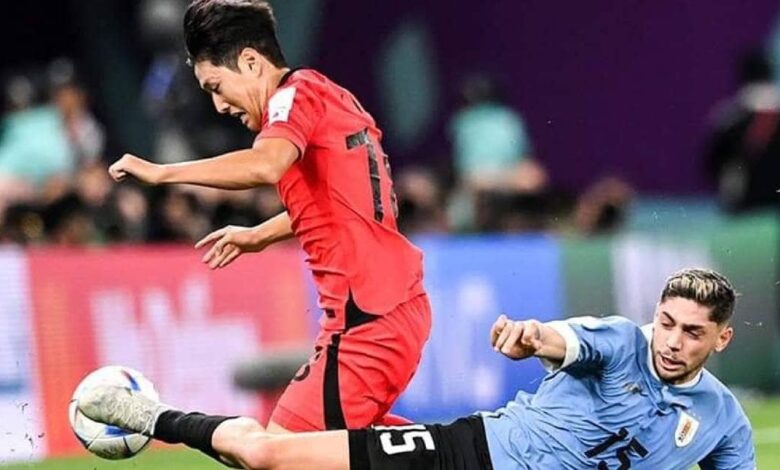 مباراة أوروجواي وكوريا الجنوبية في مونديال 2022